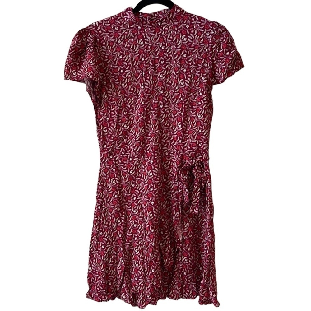 Francesca’s Floral Faux Wrap Dress - Picture 1 of 6